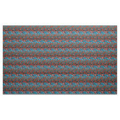 Farbenfrohe rot-blaue magische Wälder Stoff (Yard (91,4 cm))