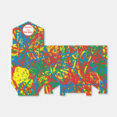 Farbenfrohe Rot-Grün-Gelbe Schriftzüge Crayon Geschenkschachtel (Ungefaltet)