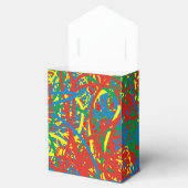 Farbenfrohe Rot-Grün-Gelbe Schriftzüge Crayon Geschenkschachtel (Geöffnet)