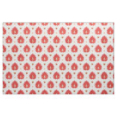 Farbenfrohe rote Kat-Stammmuster Stoff (Fat Quarter (45,7 x 55,9 cm))