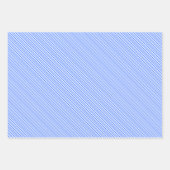 Farbenfrohe rote Lila-blaue Streifenmuster Geschenkpapier Set (Vorderseite 2)