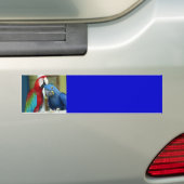 Farbenfrohe rote und blaue Macaws Autoaufkleber (Auf Auto)