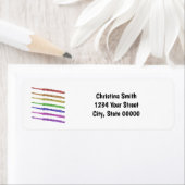 Farbenfrohe Rücksendeadresse (Insitu)