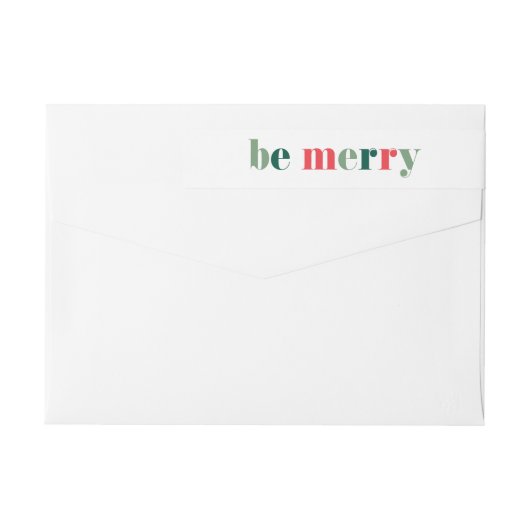 Farbenfrohe Rücksendeadresse für einen angenehmen  (Rückseite)