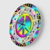 Farbenfrohe Ruhe - die Uhr muss transparent sein (Winkel)