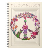 Farbenfrohe Ruhe Niedlich Boho Hippie Wholesome Notizblock (Vorderseite)