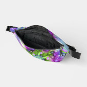 Farbenfrohe Rundformen Abstraktes Fraktal Kunst, D Bauchtasche (Offen)