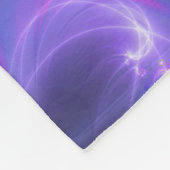 Farbenfrohe Rundformen Abstraktes Fraktal Kunst, D Fleecedecke (Ecke)