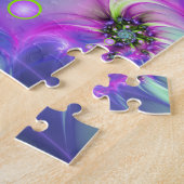 Farbenfrohe Rundformen Abstraktes Fraktal Kunst, D Puzzle (Seite)