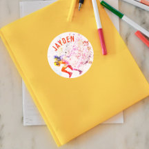 Farbenfrohe Running Football Player Art Individuel