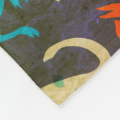 Farbenfrohe Rustikale Dinosaurier Personalisiert Fleecedecke (Ecke)