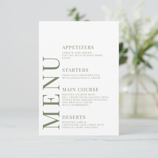 Farbenfrohe rustikale Wildblume Hochzeitskarte Begleitkarte (Stehend Vorderseite)