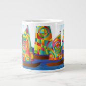 Farbenfrohe Sailboat Tasse (Vorderseite)