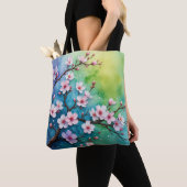 Farbenfrohe Sakura Fantasy-Tasche Tasche (Von Nahem)