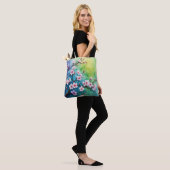 Farbenfrohe Sakura Fantasy-Tasche Tasche (Am Model)