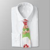 Farbenfrohe Sakura und Dahlia Kimono: Krawatte (Gebunden)