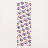 Farbenfrohe Salamander machen Salamander Slide Yogamatte (Vorderseite)