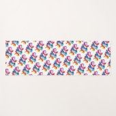 Farbenfrohe Salamander machen Salamander Slide Yogamatte (Vorderseite (Horizontal))