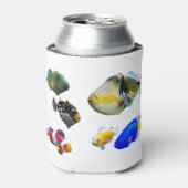 Farbenfrohe Salzwasserfische Dosenkühler (Kanne Vorderseite)
