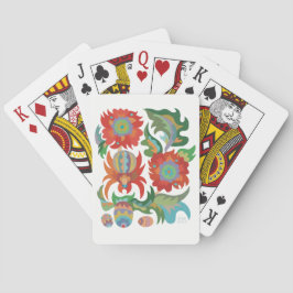 Farbenfrohe Samchykivka Spike Playing Cards Spielkarten