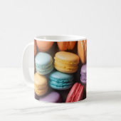 Farbenfrohe Sandwichkekse Kaffeetasse (Vorderseite Links)