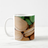 Farbenfrohe Sandwichkekse Kaffeetasse (Links)