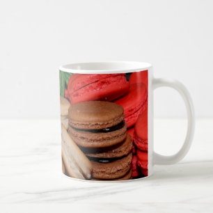 Farbenfrohe Sandwichkekse Kaffeetasse