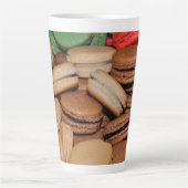 Farbenfrohe Sandwichkekse Milchtasse (Vorderseite)