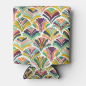 Farbenfrohe Scallop Dosenkühler (Vorderseite)