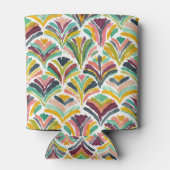 Farbenfrohe Scallop Dosenkühler (Rückseite)