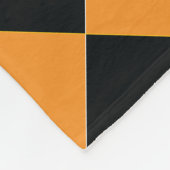 Farbenfrohe Schachbretter - All Hallow' Eve Fleecedecke (Ecke)