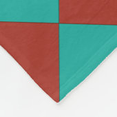 Farbenfrohe Schachbretts im Südwesten Fleecedecke (Ecke)