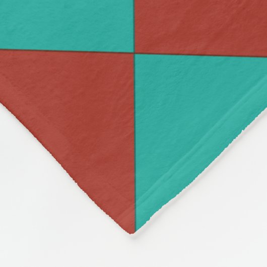 Farbenfrohe Schachbretts im Südwesten Fleecedecke (Ecke)