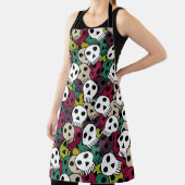 Farbenfrohe Schädel Schürze (InSitu)