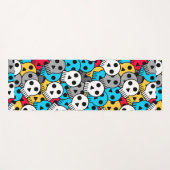 farbenfrohe Schädel Yogamatte (Vorderseite (Horizontal))