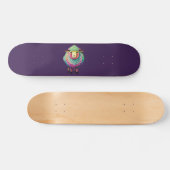 Farbenfrohe Schaf-Illustration Skateboard (Horizontal)