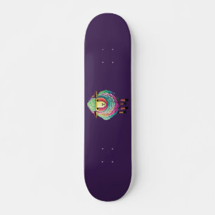 Farbenfrohe Schaf-Illustration Skateboard