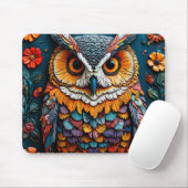 Farbenfrohe Schälkunst mit viel Liebe zum Detail Mousepad (Mit Mouse)