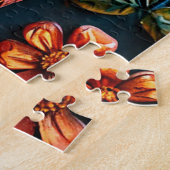 Farbenfrohe Schälkunst mit viel Liebe zum Detail Puzzle (Seite)