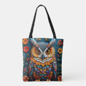 Farbenfrohe Schälkunst mit viel Liebe zum Detail Tasche (Rückseite)