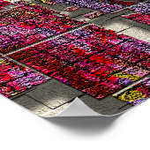 Farbenfrohe Scheiben Poster (Ecke)