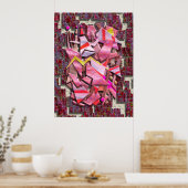 Farbenfrohe Scheiben Poster (Küche)