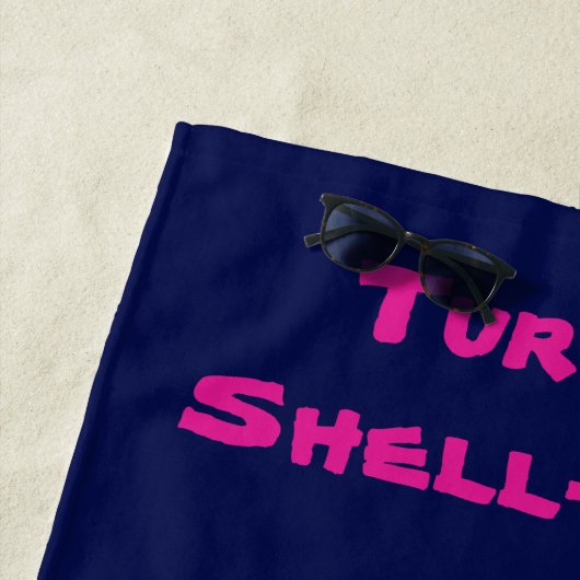 Farbenfrohe Schildkröte Strandtuch (Beispiel)