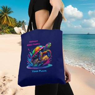 Farbenfrohe Schildkröte Tasche