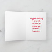 Farbenfrohe Schildkröten, 5" x 7" Faltkarte für de Karte (Innenseite)