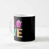 Farbenfrohe Schimpanzee Mama Geschenke Schimpanse Kaffeetasse (Vorderseite Links)