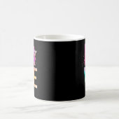 Farbenfrohe Schimpanzee Mama Geschenke Schimpanse Kaffeetasse (Mittel)