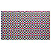 Farbenfrohe Schirmherrschaft Karo Muster Stoff (Yard (91,4 cm))