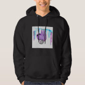 Farbenfrohe Schläge Hoodie (Vorderseite)