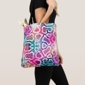 Farbenfrohe Schlange Skin Textur Muster. Tasche (Von Nahem)
